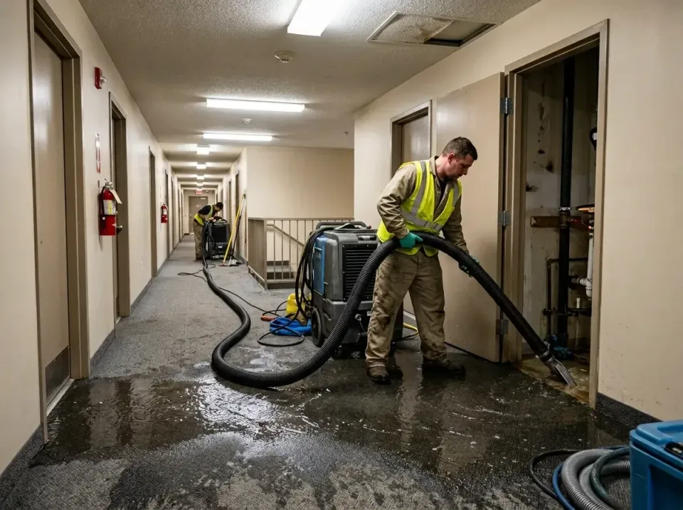 multi-unit-apartment-hallway-f-005 — frequently asked questions, Emergency Burst Pipe Water Extraction & Removal in Terrell…